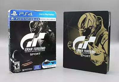 Gran Turismo Sport Replacement SteelBook & Slipcover No Game! (Sony PlayStation • $14.94