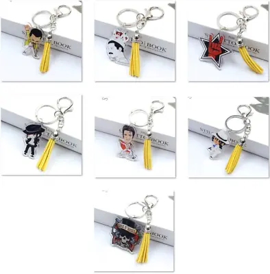 £5.05 • Buy Freddie Queen Michael Jackson Bag Charm Pendant Figure Ornament Keyring Keychain