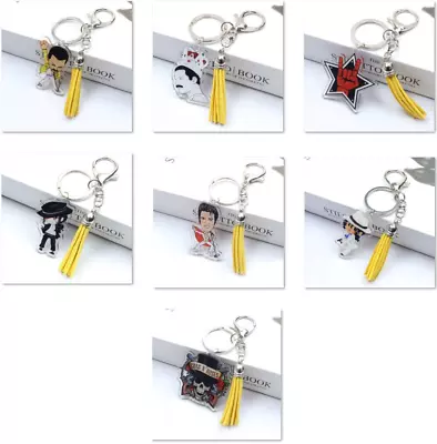 Freddie Queen Michael Jackson Bag Charm Pendant Figure Ornament Keyring Keychain • $5.18