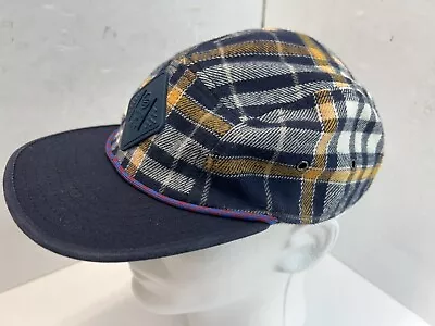 United By Blue Hat Cap Baseball Cap Plaid Flannel 5 Panel Adjustable NWOT • $14.99