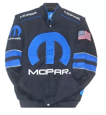  Dodge Mopar Embroidered Cotton Jacket Black JH Design New • $149.99