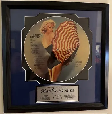 Marilyn Monroe  Promotional Picture Disc  12 Of 100 • $1500