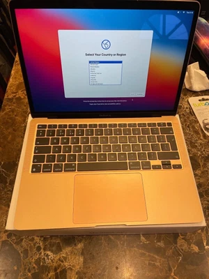 $634 • Buy Apple MacBook Air 13-inch 2020 M1 16GB, 256 GB, Rose Gold, *UK KEYBOARD*
