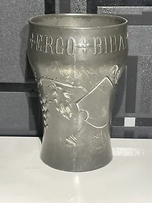 Studentika Drinking Cups Inscription Ergo Bibamus Art Nouveau Kayserzinn Around 1900 • £71.02