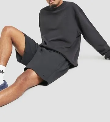 $39 • Buy Adidas Originals Contempo Shorts Mens Logo Black RRP$100 100% Organic Cotton Lrg