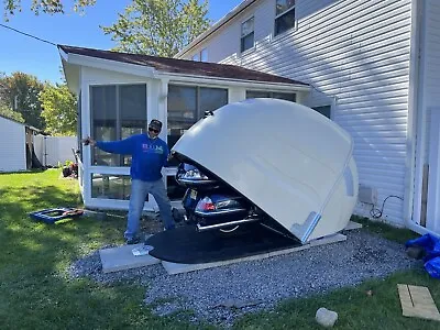 Motocabin.com Motorcycle Storage Shed  Only Cover & Portable Garage In The USA • $2899