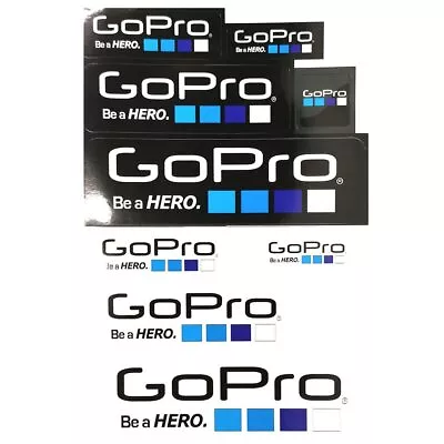 9Pcs Icon Logo Stickers Decal For GoPro 9 8 Accessories Sports Camera • $3