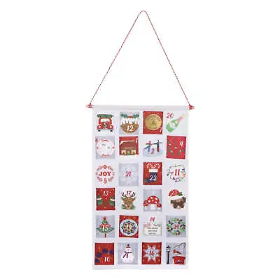 Make-Your-Own Advent Calendar Kit: Red. New Improved Larger Design 2023 • £5.59