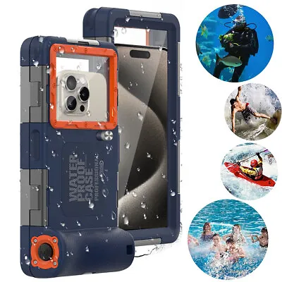 Universal Waterproof Phone Case Snorkeling Diving Underwater Photo Video Housing • $51.99