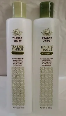 $22.50 • Buy Trader Joe's Tea Tree Tingle Shampoo And Conditioner