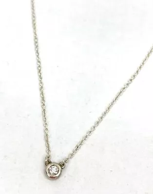 TIFFANY & Co. Necklace By The Yard AG925  Silver With Case • $323.56
