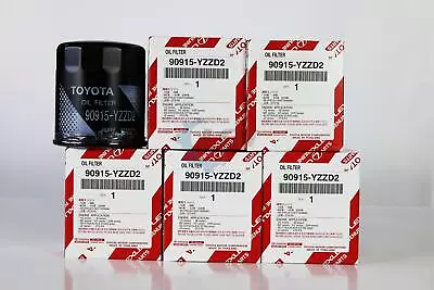 5 X Toyota Genuine Oil Filter 90915-YZZD2 X Ref: Z418 • $72.50