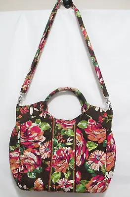 Vera Bradley Large Quilted Crossbody Tote English Rose • $20.99