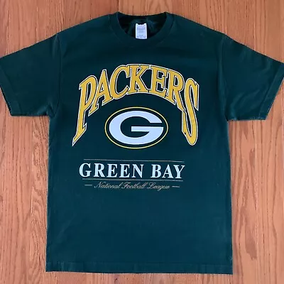 Vtg Green Bay Packers T Shirt Sz Large NFL • $17.99