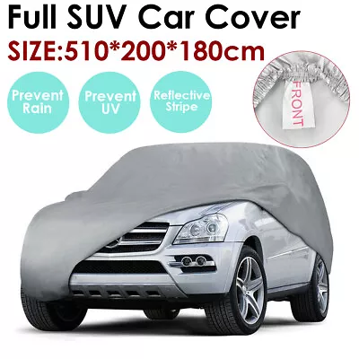 NEVERLAND SUV Car Cover Outdoor Snow Dust Sun UV Protector For Lexus GX460 GX470 • $31.99