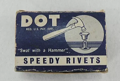 Vintage Dot Speedy Rivets Empty Paper Box • $10