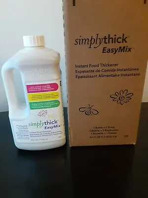 $69.50 • Buy SimplyThick Easy Mix Gel Thickener-2 Liter Bottle W/Pump. Nectar, Honey, Pudding