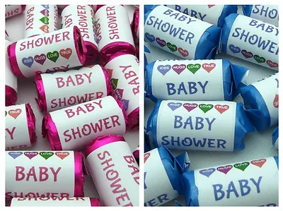 Gorgeous Cute Baby Shower Party Mini Love Heart Sweet Favour Gifts Pink Blue Bss • £8.95