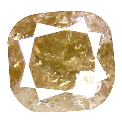 0.50 Ct Grand Looking Cushion Cut (4 X 4 Mm) (Un-Heated) Fancy Yellow Diamond • $93.99
