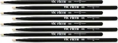Vic Firth American Classic 4 For 3 Drumstick Pack - 5A Black (4-pair) • $44.97