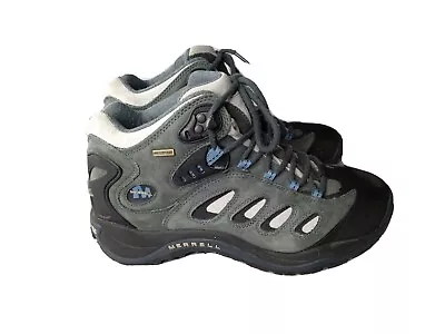 Womens Merrell Reflex 10596 Shale Leather Trail Hiking Shoes! Size 11 • $41.25