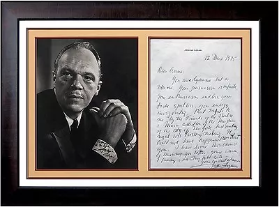 Joshua Logan HAND WRITTEN Letter Signed Photograph Pulitzer Prize Book Authentic • $389.95