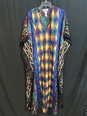 Patricia Leigh One Size Fits Most Mumu House Shift Dress Duster PRE-OWNED • $13.99