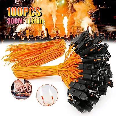 100pcs/lot 11.81in Electric Connecting Wire For Fireworks Firing System Igniter • $16.89