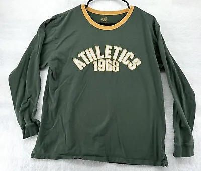 Oakland Athletics Banner Supply Co Men's Medium Embroidered Long Sleeve T Shirt • $14.98