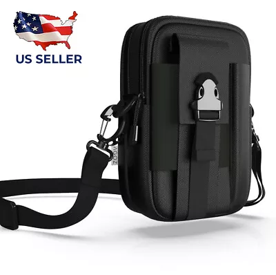 AGOZ Pouch EDC Belt Waist Bag Holster Holder For IPhone 15 PRO MAX 14 13 12 11 • $9.98