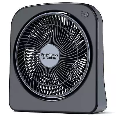 9  Dual Power Portable Fan Tabletop Fan Indoor/Outdoor Use 3 Speeds Black • $21.26