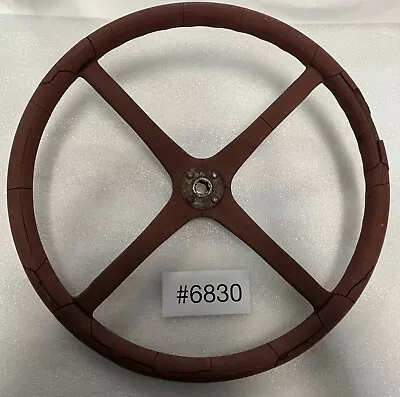 ✅ 1928 1929 Ford Model A Red Style Rat Rod Steering Wheel Lots Of Cracks  #6830 • $28.99