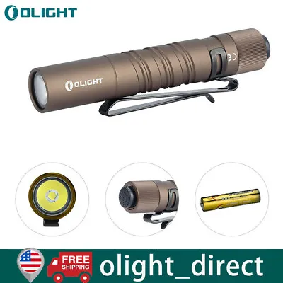OLIGHT I3T EOS 180 Lumens Tail Switch EDC Slim Flashlight W/Battery Desert Tan • $17.99