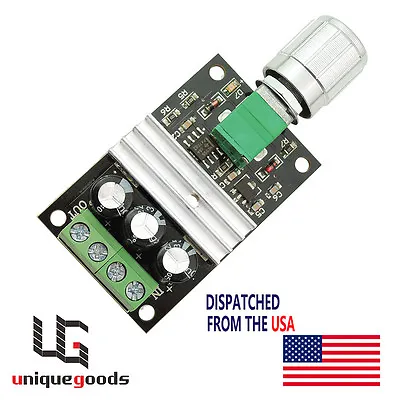 6V-24V Max 3A PWM DC Motor Speed Controller Variable Speed Regulator With Switch • $6.45