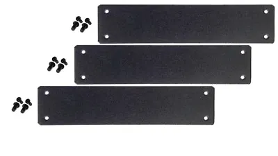 Pack Of 3 Cover Plates For 1U 2U 3U Rackmount Kit Used By RFDM2 MD101 MD211 • $5