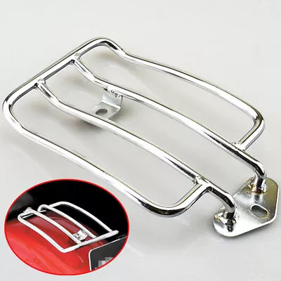 Fender Luggage Rack Solo Seat For Harley Sportster XL 883 1200 883R 1200C 04-22 • $34.74