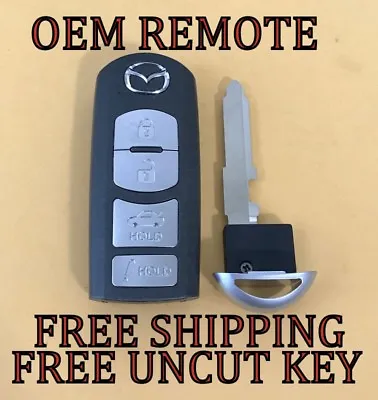 Oem 2014-2018 Mazda 6 3 Smart Key Proximity Remote Fob Transmitter Wazske13d01 • $64.95