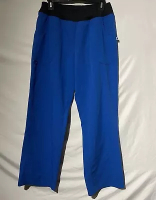 Nurse Mates Womens Maternity Medical Scrubs Pants Size Medium Sara Petite Blue • $6.92