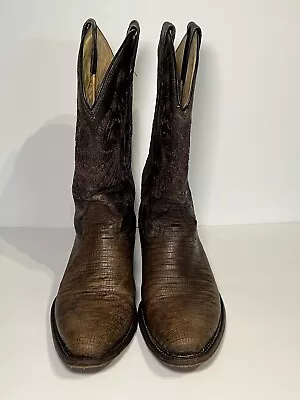 Correcaminos Brown Exotic Leather Boots Women’s Size 26.5 (MX) ;9.5(US) • $65