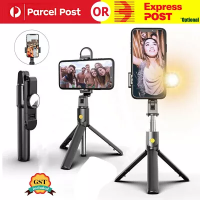 $15.95 • Buy 4 In 1 Selfie Stick Bluetooth Tripod With LED Light For Iphone /Samsung