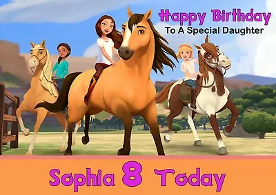 Personalised Birthday Card  Spirit Horse Any Name/age/relation • £2.99