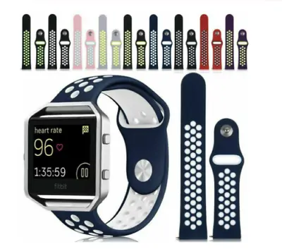 $8.21 • Buy For Fitbit Blaze Replacement Silicone Sports Band Strap
