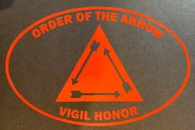 Order Of The Arrow Vigil Honor Vinyl Car Decal • $8