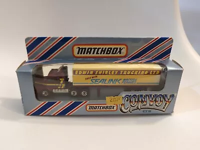 Matchbox Convoy CY16 Scania Box Truck  Sealink Ferries  Opened Box • £1.95