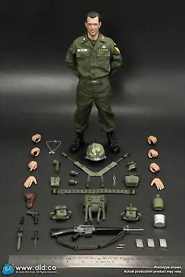 Preorder DID V80174 1/6 Vietnam War US Army Lt. Col. Moore Soldier Action Figure • $269.99