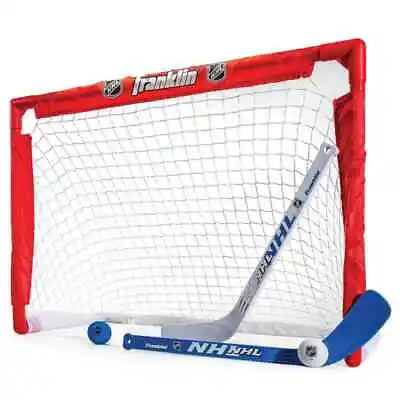 Franklin Sports NHL Mini Hockey Hockey Goal 2 Mini Hockey Sticks 2 Foam Balls  • $19.99