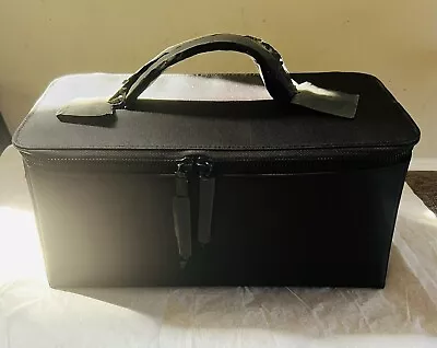 MAC Large Carry All Makeup Cosmetics Travel Bag 12x6x5 Black • $47.99