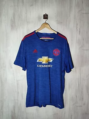Manchester United 2016 2017 Away 2XL Adidas Shirt Jersey Football Kit Soccer XXL • $49.95