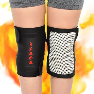 1 Pair Self Heating Knee Brace Pad Magnetic Thermal Therapy Arthritis Protector • $9.06