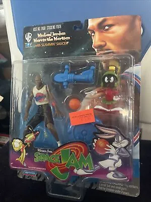 Vintage 1996 Space Jam WB Playmates Michael Jordan Marvin The Martian New Sealed • $49.99